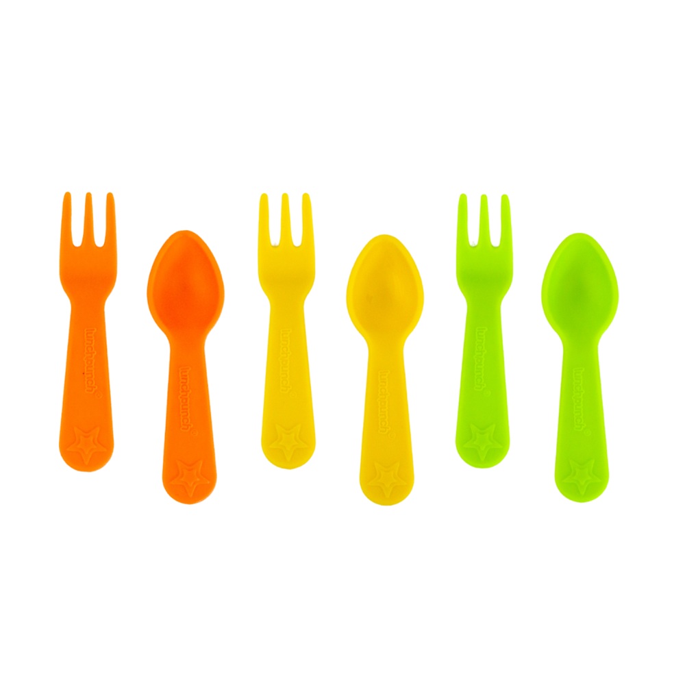 Lunch Punch Vork en Lepel Bright