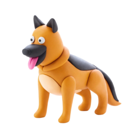 Hey Clay Boetseerklei Dog Story - 6 figuren