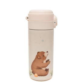 Petit Monkey RVS Drinkfles Bear and Stars