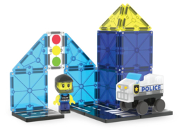 MAGNA-TILES® Police Station Set 20 stuks