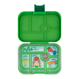 Yumbox Original 6 vakken Jurassic Green - Funny Monsters