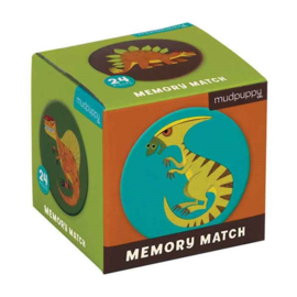 Mudpuppy Mini Memory Game - Mighty Dinosaurs