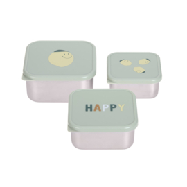 Lässig Snackboxen RVS Happy Fruits Lemon