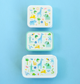 A Little Lovely Company Bento Lunchbox Jungle