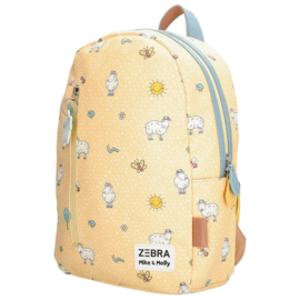 ZEBRA Rugzak Mike & Molly Zachtgeel
