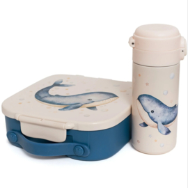 Petit Monkey RVS Drinkfles Whale