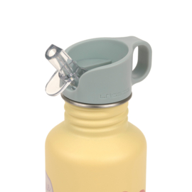 Lässig Drinkfles RVS Happy Trails Flower