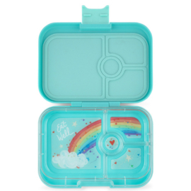 Yumbox Panino 4 vakken Misty Aqua - Rainbow
