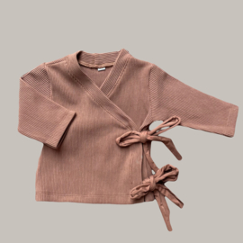 Overslag shirt rib clay