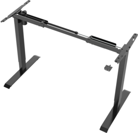 Premium elektrisch zit-sta frame/bureau zwart