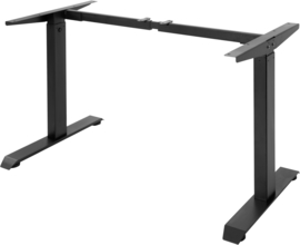 Economy T-poot frame/bureau (Max. 160 cm. breed) zwart