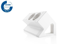 Power Desk Up® 2.0 - 2x 230V - Wit
