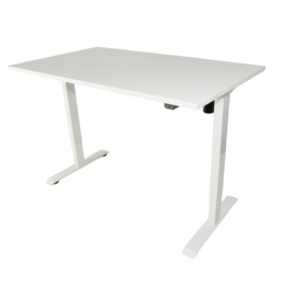 Premium elektrisch zit-sta frame/bureau wit