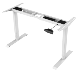 Excellent elektrisch zit-sta frame/bureau wit