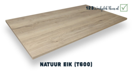 Bureaublad  Natuur eik (T600) 25 mm. diverse maten