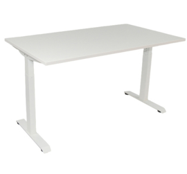 Economy T-poot frame/bureau (Max. 160 cm. breed) wit