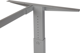 Economy T-poot frame/bureau (Max. 160 cm. breed) grijs