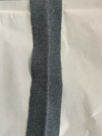 tresband    katoen   30 mm  grijs
