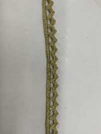 Goud 8 mm breed galon  €2,00