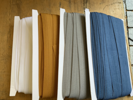 Elastische  Vouwtres matte ribbel 20 mm €1,50 per meter
