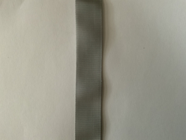 Rips band   Licht  grijs  25 mm    € 2,20 per meter