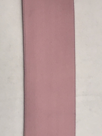 Elastiek uni kleuren 4 cm breed extra zachte kwaliteit  baby roze