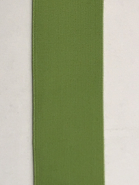 Elastiek uni kleuren 4 cm breed extra zachte kwaliteit   lime