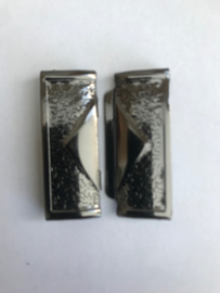 Klik /klem  gesp voor aan ceintuur 25/30/40 mm breed
