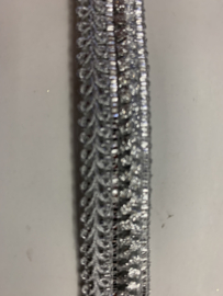 Zilver  band 20 mm breed galon met rand €2,95