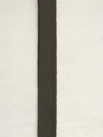 suedine paspelband €1,50 per meter donker bruin