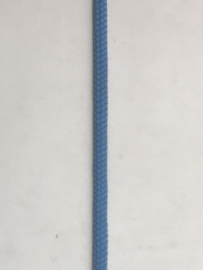 veter koord 5 mm €1,00 per meter rond synthetisch licht blauw