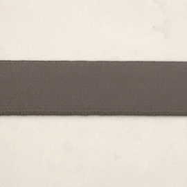 Elastiek uni kleuren 2.5  cm breed extra zachte kwaliteit  taupe