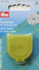 rolmes 28 mm   Prym  reserve messen 2 stuks