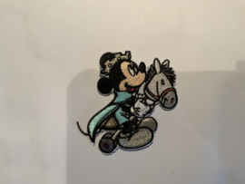 Applicatie Mickey mouse met paard met kroon   €4,25 per  stuk