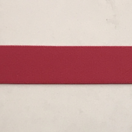 Elastiek uni kleuren 2.5  cm breed extra zachte kwaliteit fuchsia