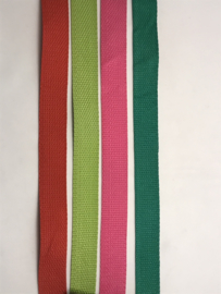 Parachutteband ,  nylon tassenband ,  25 mm breed ,dun  €1,00 per meter