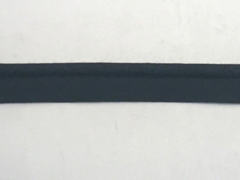 Katoen   paspelband 20 mm  € 1,50 per meter zwart,