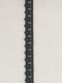 Nylon kant    Zwart   € 1,50  per meter
