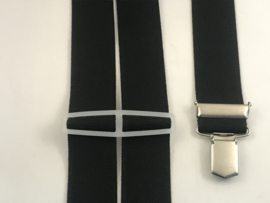 Bretels  zware kwaliteit  (4) clips  zwart