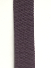 Tassenband katoen 32 mm  paars