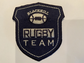 Blauw /wit  rugby team   €2,85