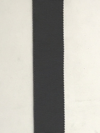Rips band    midden grijs   25 mm    € 2,20 per meter