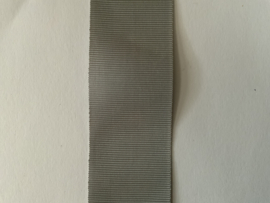 Rips band   Licht  grijs  38mm    € 3,25 per meter