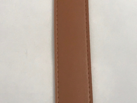 tassenband ,  imitatie leer 30  mm breed , € 5,50 per meter cognac