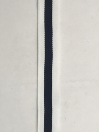 gestreept band      blauw  / wolwit