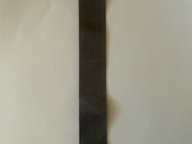 Rips band   Donker grijs  25 mm    € 2,20  per meter