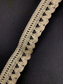 Goud band 20 mm breed met punt € 1,50 per meter