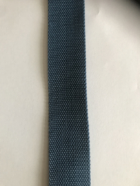 Tassenband katoen 38 mm denim