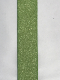 lime groen 25 mm breed met goud look