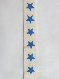 sterren    ecru/ aqua €1,25